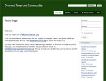 Tablet Screenshot of dharmatreasurecommunity.org